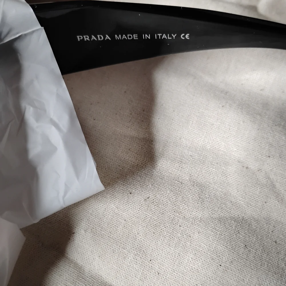 Prada Black Oversized Rectangular Sunglasses - Picture 5 of 10
